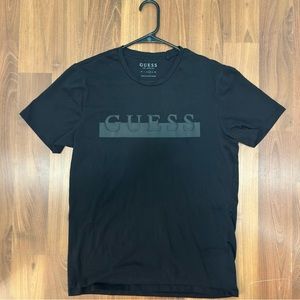 Guess Graphic T-Shirt - Men's Large (L) - Black